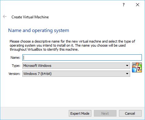 Click on 'Expert Mode'