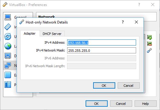 Copy the ip address, you will need it later. And click on 'Ok' to close the dialog