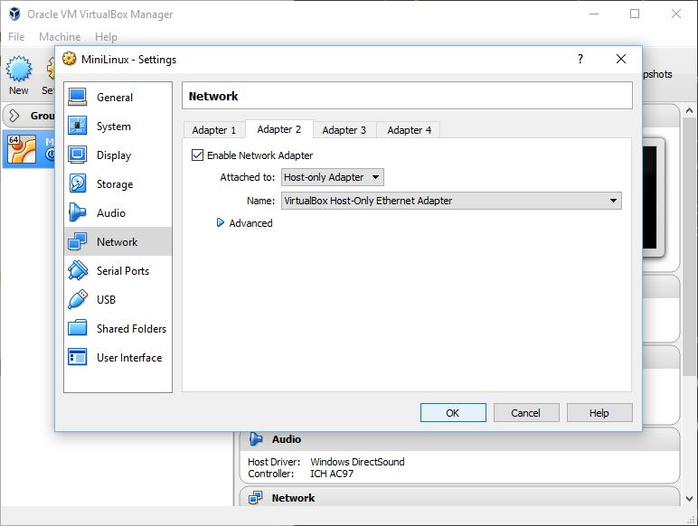 Click 'Ok' to close the dialog